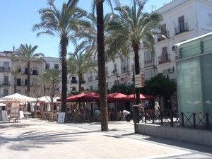Writing in the town square
